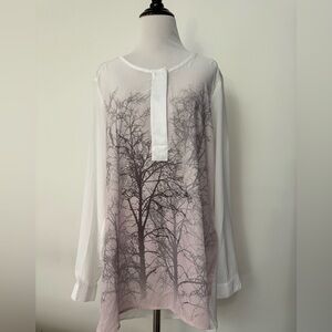 H&M Floral Long Sleeve Top